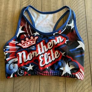 Cheer practice sports bra